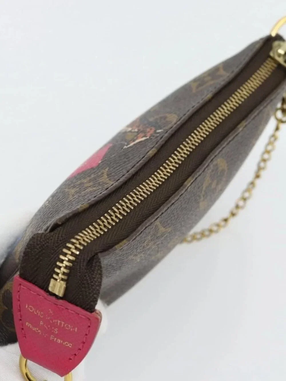 LOUIS VUITTON Monogram Giraffe Mini Pochette Pouch M62087 LV Auth 181445V